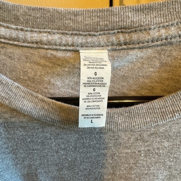 TICDA “sporty” Triblend Grey Black Logo Short Sleeve T-Shirt Size L - Picture 5 of 6